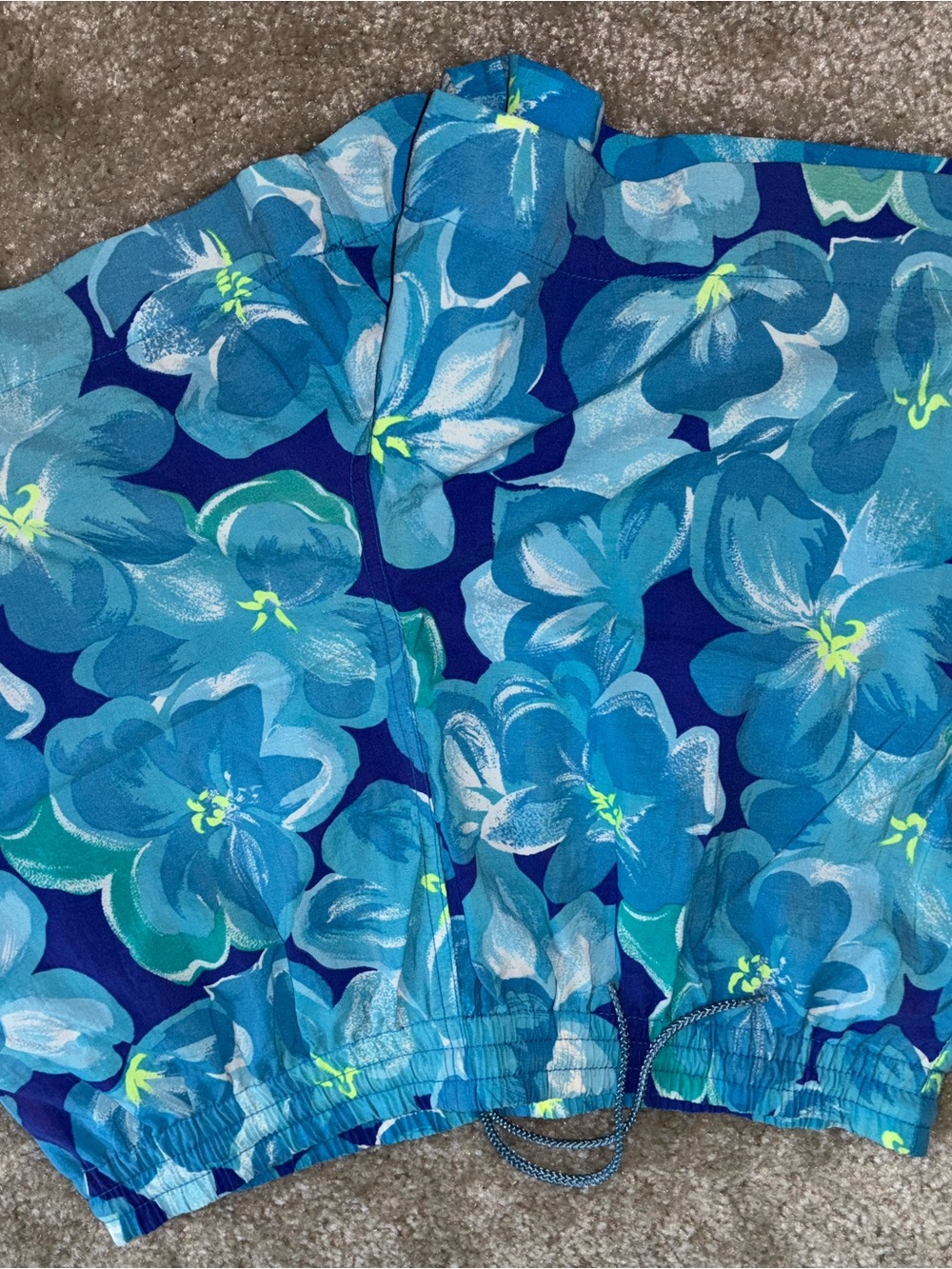Liz Claiborne Blue Floral Women's Shorts